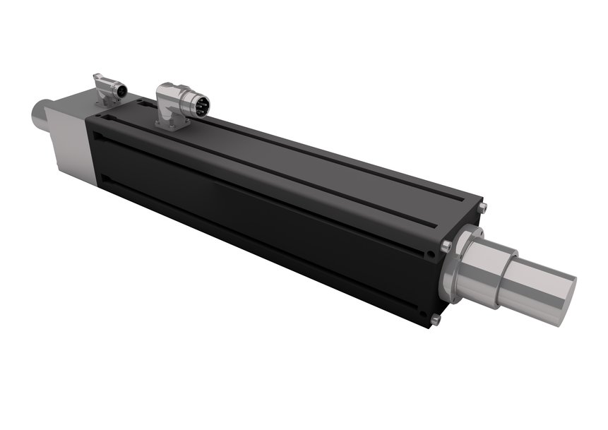 Compact linear motor with double peak force